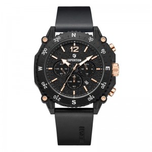 Expedition 3009 Rosegold Black Rubber Eco Ceramic ECRRGBA